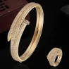 Gold-color bracelet - love banglesBracelets