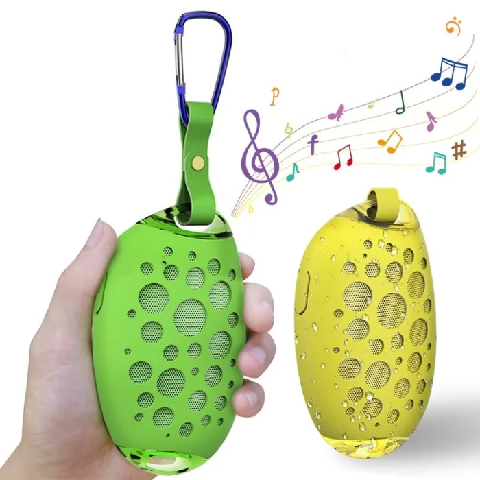 Altavoz BluetoothMG X1 - mini mango - Bluetooth altavoz - impermeable - con gancho metálico