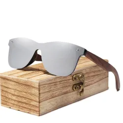 Gafas de solGafas de sol polarizadas - madera de nogal - UV400 - unisex