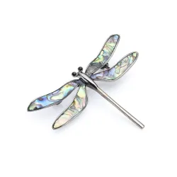 Vintage enamel dragonfly - elegant broochBrooches