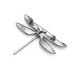 Vintage enamel dragonfly - elegant broochBrooches