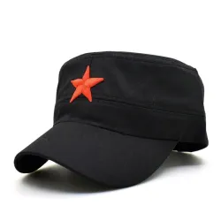 Sombreros / gorrasgorra de béisbol - sombrero del ejército - con una estrella roja