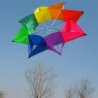 Cometaestrella de cinco puntos - cometa colorida