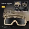 MáscaraTactical - Airsoft - Paintball - gafas - Windproof