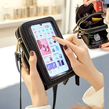 BolsasBolsillo de teléfono celular - Bolsas de hombro - cuero
