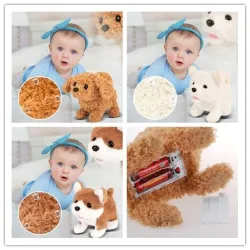 Animales de pelucheRealista Teddy Dog - Juguete eléctrico - Niños