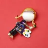 BrochesChica de dibujo Brooches