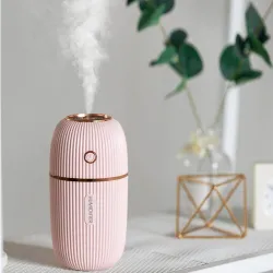 Ultrasonic - Aroma Humidifier - 300ML - Romantic ColorHumidifiers