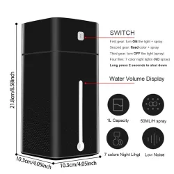 Air Humidifier - 1000ml - Mist MakerHumidifiers