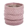 Warm round knitted scarf - unisexScarves