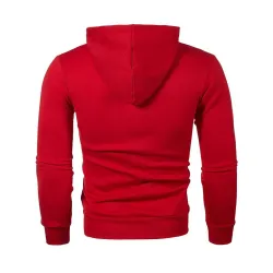 Warm hoodie with zipper - long sleeve - polka-dot printHoodies & Sweatshirt