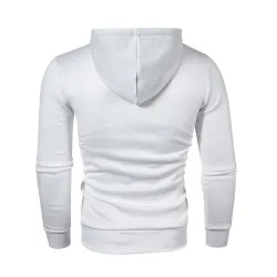 Warm hoodie with zipper - long sleeve - polka-dot printHoodies & Sweatshirt