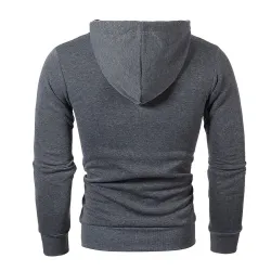 Warm hoodie with zipper - long sleeve - polka-dot printHoodies & Sweatshirt