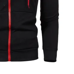 Warm hoodie with zipper - long sleeve - polka-dot printHoodies & Sweatshirt