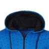 Warm hoodie with zipper - long sleeve - polka-dot printHoodies & Sweatshirt