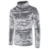 Warm turtleneck - sweater - shiny cottonHoodies & Sweatshirt
