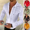 Long sleeve hoodie - with zipper - slimHoodies & Sweatshirt