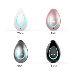 AuricularesYX08 TWS - auricular Bluetooth inalámbrico - reducción de ruido - LED - auricular de oído único