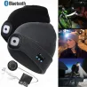 AuricularesBluetooth 5.0 - sombrero inteligente inalámbrico - auriculares - auriculares con 4 Leds