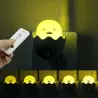 Yellow duck - LED night light - EU wall plug - control sensor - dimmable - remote controllerWall lights