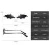 Small bat - vintage sunglasses - UV400Sunglasses