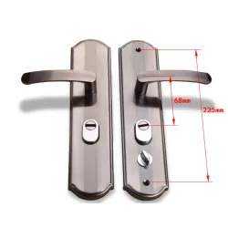 Universal door handles with security lock - 2 pieces setFurniture