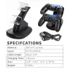 PS4 / Pro / Slim - controller charging dock - stand - dual USB - LEDChargers
