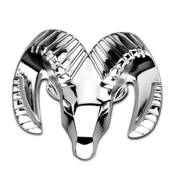 Pegatinascabeza de carnero 3D - emblema de metal - pegatina de coche