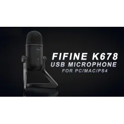 MicrófonosK678 - micrófono profesional USB - grabación - streaming - juego - para PC / Mac / PS4