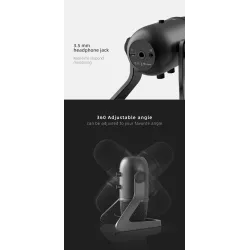 MicrófonosK678 - micrófono profesional USB - grabación - streaming - juego - para PC / Mac / PS4