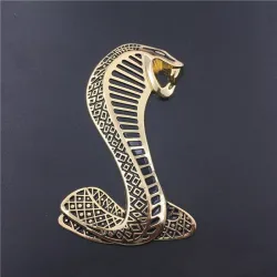 Pegatinascobra 3D - emblema de metal - pegatina de coche