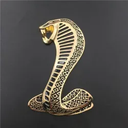 Pegatinascobra 3D - emblema de metal - pegatina de coche