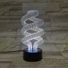 3D spiral bulb - touch control - RGB - LED - USB - night lampLights & lighting