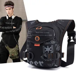 BolsasLeg / cintura / hombro pequeño bolso - nylon impermeable - unisex