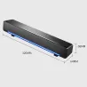 Altavoz BluetoothSoundbar - altavoz inalámbrico - con subwoofer - Bluetooth 5.0 - TV - ordenador portátil - PC