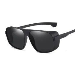 Retro / steampunk sunglasses - with side shields - UV400 - unisexSunglasses