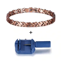 PulserasPulsera de cobre vintage - magnética - salud - energía - unisex
