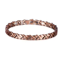 PulserasPulsera de cobre vintage - magnética - salud - energía - unisex