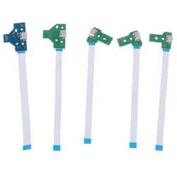 Playstation PS4 controller - USB charging port socket board with flex ribbon cableRepair parts