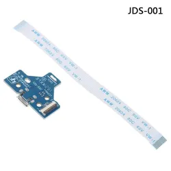 Playstation PS4 controller - USB charging port socket board with flex ribbon cableRepair parts