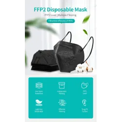 Mascarillas bucalesFFP2 - KN95 - PM2.5 - boca protectora antibacteriana / máscara facial - 5 capas - reutilizable - 10 / 50 /...