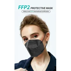 Mascarillas bucalesFFP2 - KN95 - PM2.5 - boca protectora antibacteriana / máscara facial - 5 capas - reutilizable - 10 / 50 /...
