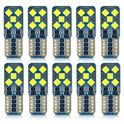 T10T10 W5W - bombillas LED - luz del coche - 12V - 10 piezas