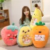 Animales de pelucheFruit vegetable plush toy - with transparent pocket