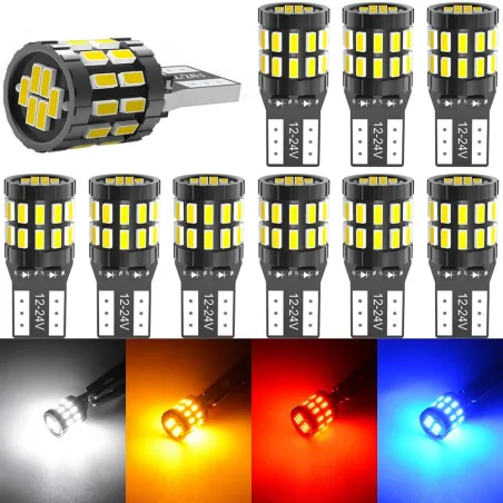 T10W5W - T10 - car LED canbus bulb - 10pcs