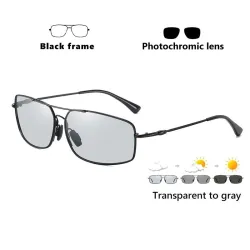 Photochromic metal sunglasses - polarized - day / night driving - UV 400Sunglasses