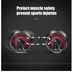 EquipoAbs roller - abdominal wheel - with knee pad