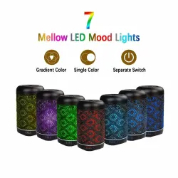 Air humidifier - essential oils diffuser - 7 colors - night light - 260mlHumidifiers