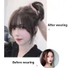 Hair bang - synthetic hair with clip - volumizing / hair extensionWigs