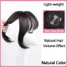 Hair bang - synthetic hair with clip - volumizing / hair extensionWigs